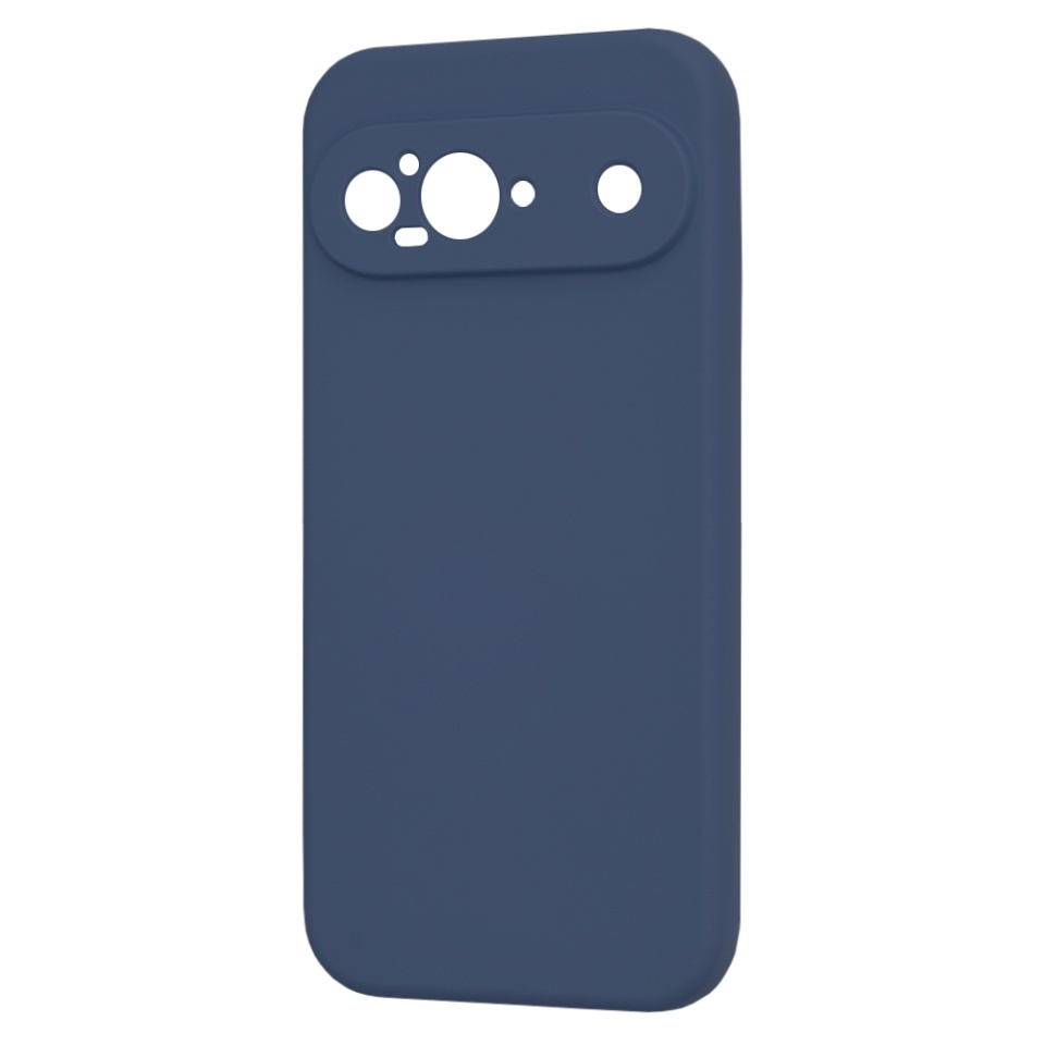 Husa pentru Google Pixel 9, SKYDDAR INNOVATION, din Silicon Catifelat, SoftElegance, set cu sticker, Bleumarin - 3 | YEO