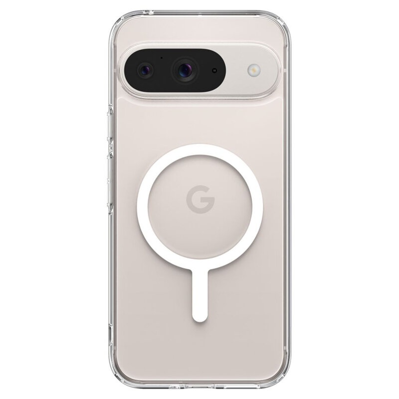 Husa pentru Google Pixel 9, SKYDDAR INNOVATION, Shockproof MagSafe, Transparenta, set cu sticker - 2 | YEO