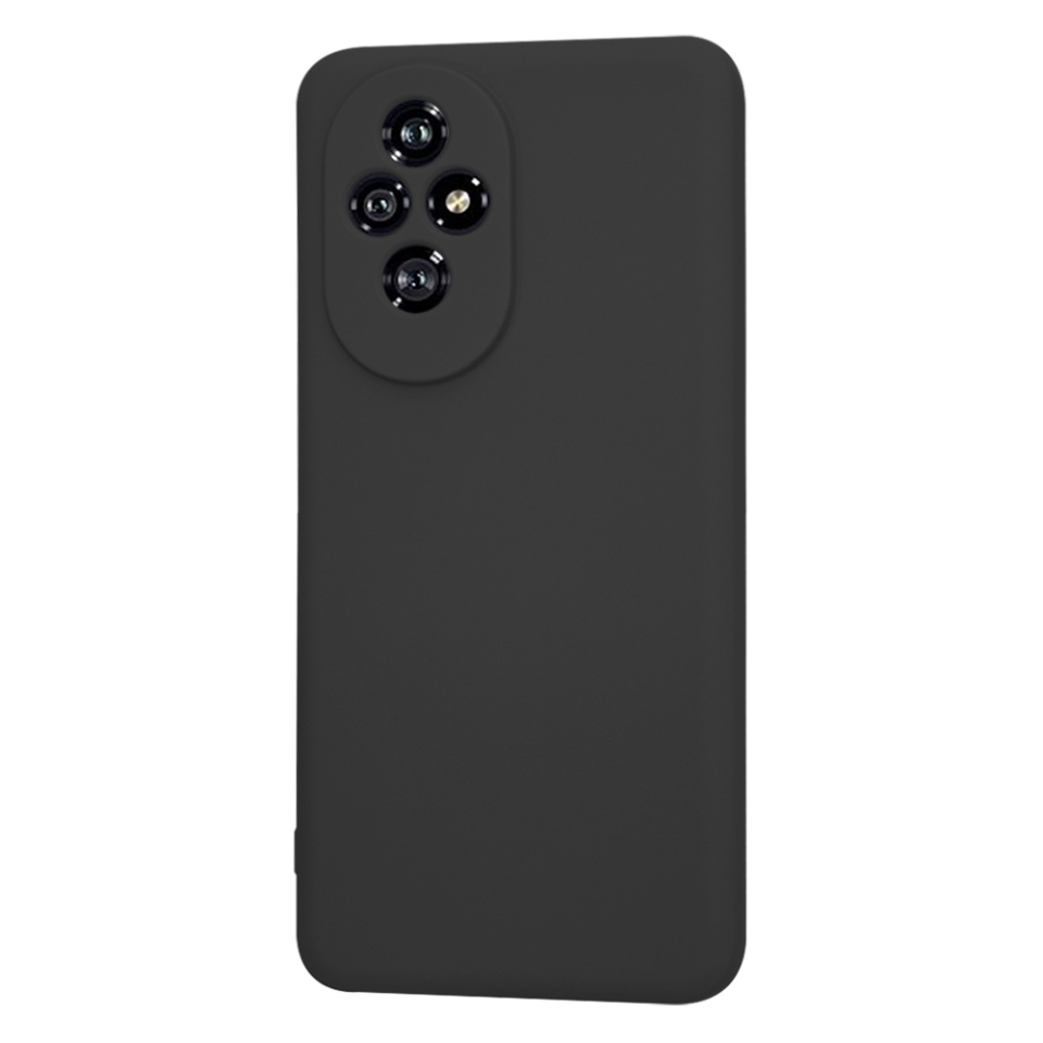 Husa pentru Honor 200 din Silicon Catifelat, Protectie Premium, Skyddar SoftElegance - Negru - 2 | YEO