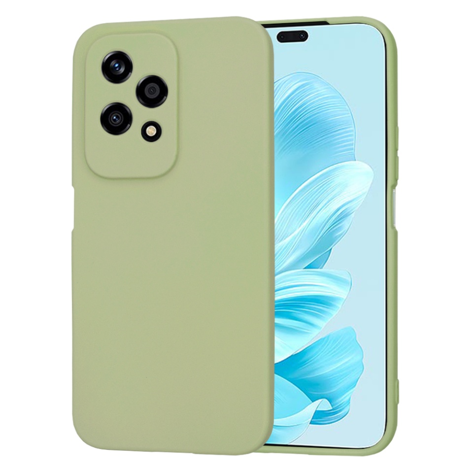 Husa pentru Honor 200 Lite din Silicon Catifelat, Protectie Premium, Skyddar SoftElegance - Verde