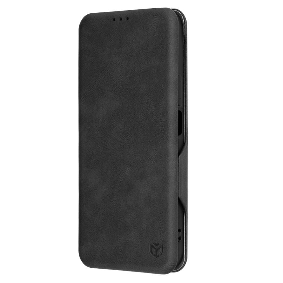 Husa pentru Honor 200 Lite, SKYDDAR INNOVATION, Safe Wallet tip carte din Piele Ecologica, Suport Carduri, Inchidere Magnetica, Negru, set cu sticker - 3 | YEO