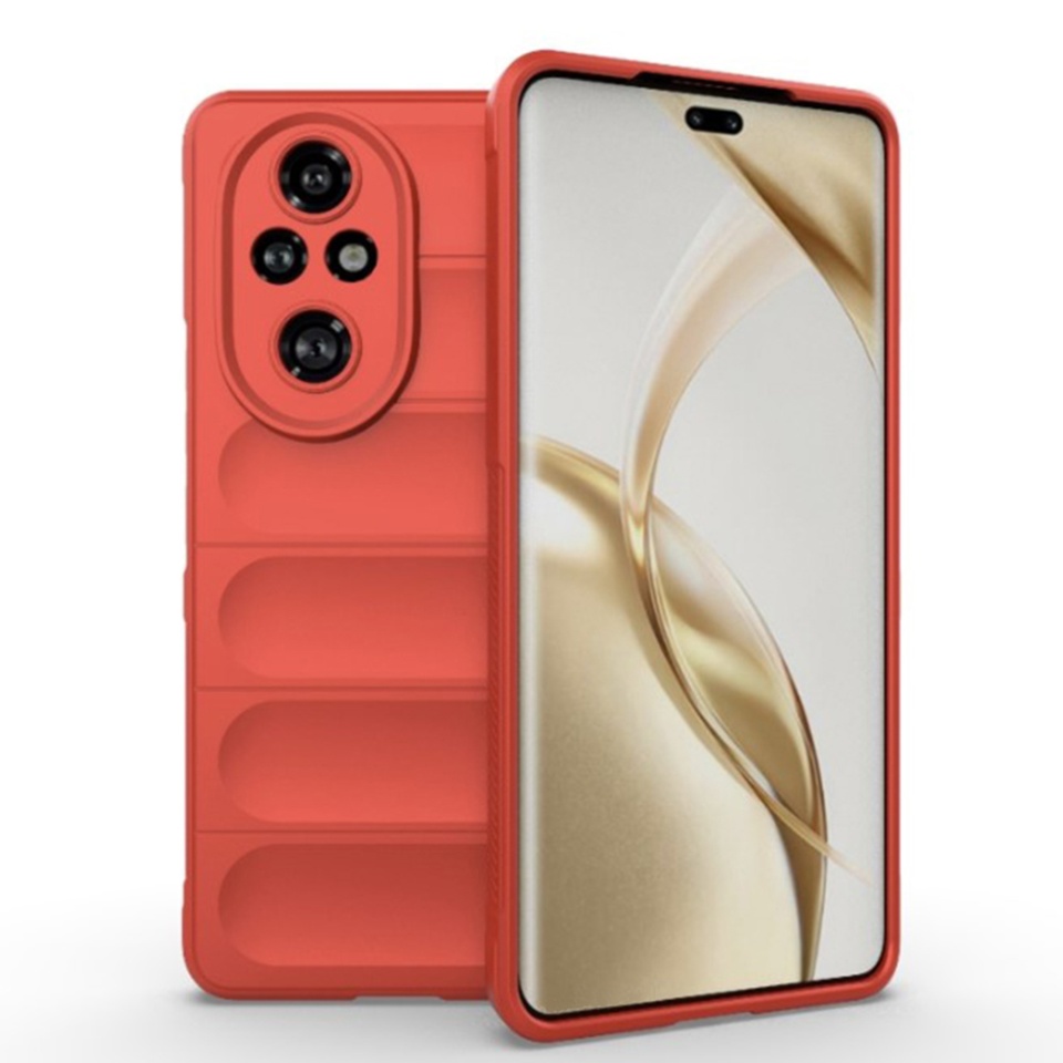 Husa pentru Honor 200 Pro eleganta, din silicon mat, SKDR Vogue - Rosu