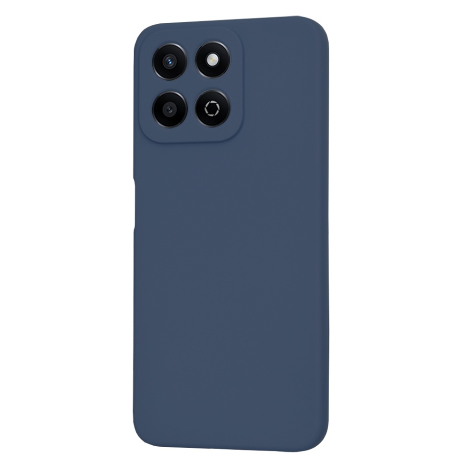 Husa pentru Honor 200 Smart / X7c din Silicon Catifelat, Protectie Premium, Skyddar SoftElegance - Bleumarin - 2 | YEO