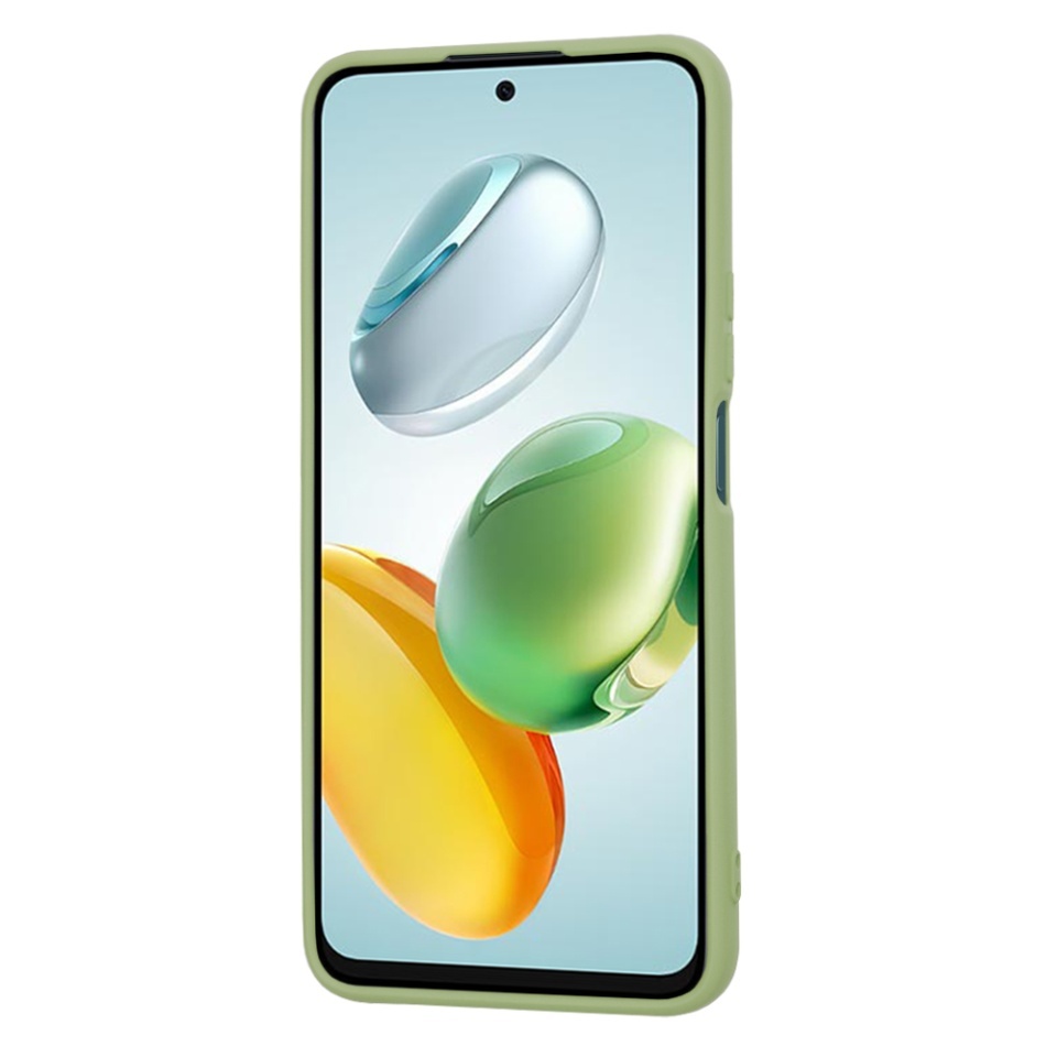 Husa pentru Honor 200 Smart / X7c, SKYDDAR INNOVATION, din Silicon Catifelat, SoftElegance, set cu sticker, Verde - 1 | YEO