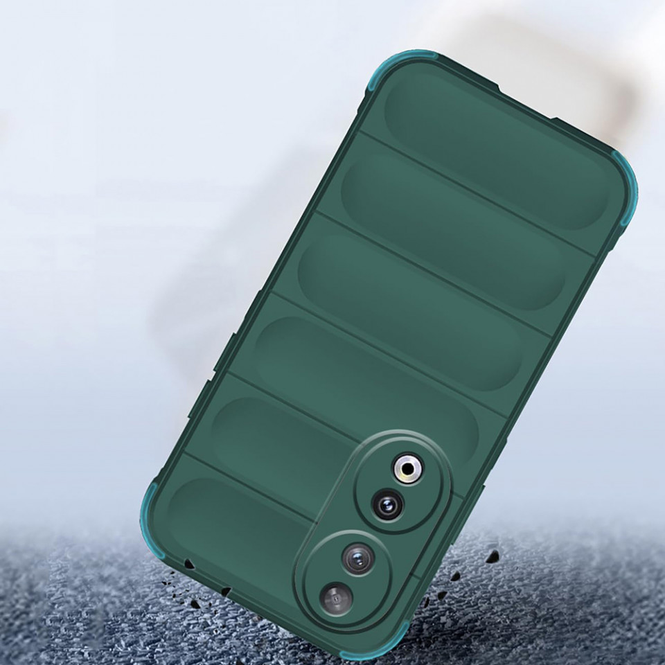 Husa pentru Honor 90 eleganta, din silicon mat, SKDR Vogue - Negru - 2 | YEO