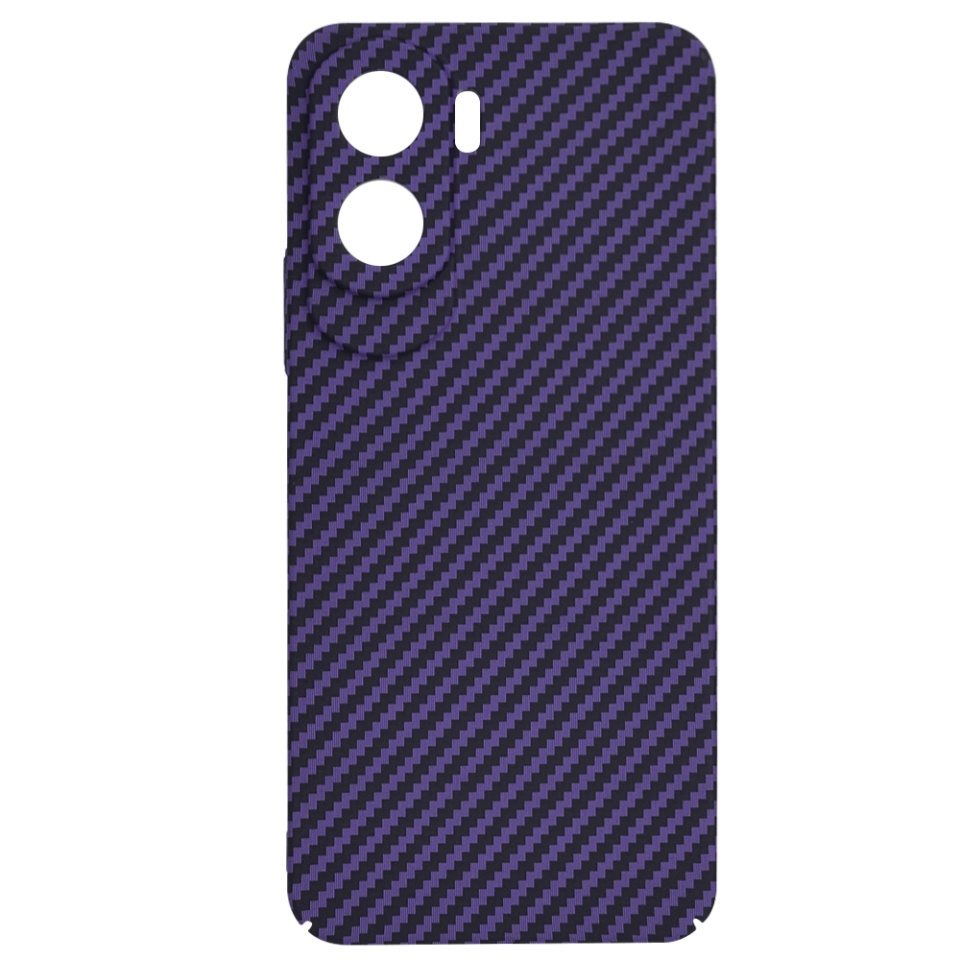 Husa pentru Honor 90 Lite, SKYDDAR INNOVATION, textura carbon, Carbonite FiberShell, set cu sticker, Mov, - 3 | YEO