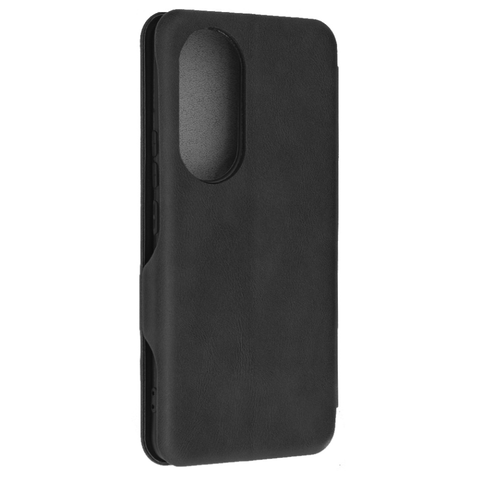 Husa pentru Honor 90, SKYDDAR INNOVATION, Safe Wallet tip carte din Piele Ecologica, Suport Carduri, Inchidere Magnetica, Negru, set cu sticker - 3 | YEO