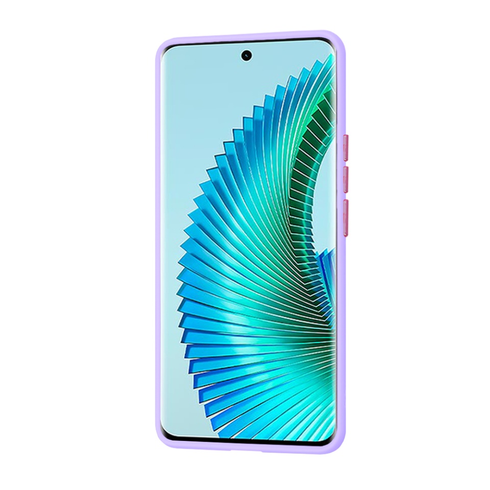 Husa pentru Honor Magic6 Lite, ce Absoarbe Cele mai Aspre Socuri, Skyddar Frosted - Mov deschis - 2 | YEO