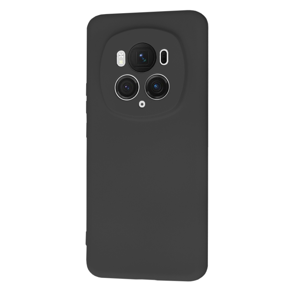 Husa pentru Honor Magic6 Pro din Silicon Catifelat, Protectie Premium, Skyddar SoftElegance - Negru - 3 | YEO