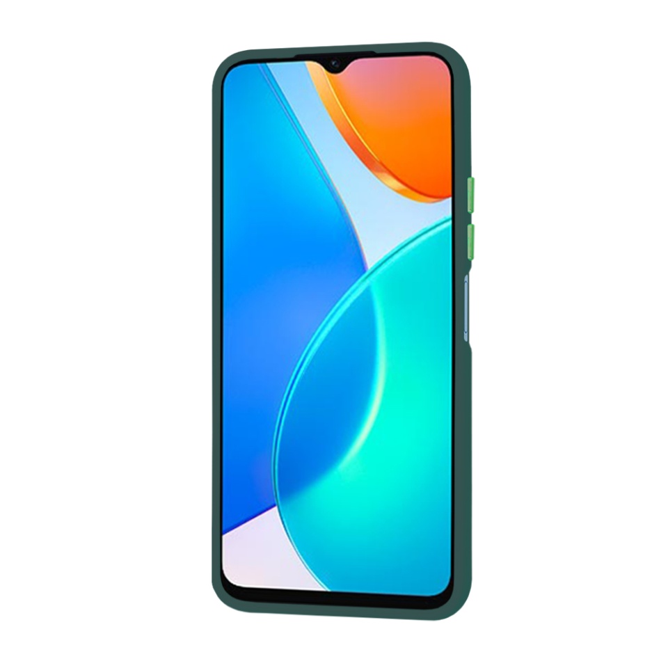 Husa pentru Honor X6 / X8 5G / 70 Lite, ce Absoarbe Cele mai Aspre Socuri, Skyddar Frosted - Verde inchis - 2 | YEO