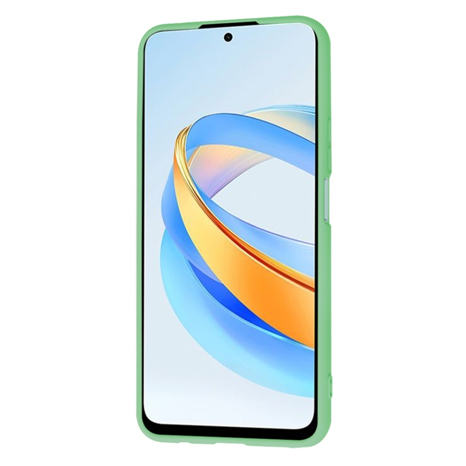 Husa pentru Honor X7b / 90 Smart / X7b 5G, SKYDDAR INNOVATION, din Silicon Catifelat, SoftElegance, set cu sticker, Verde deschis - 1 | YEO