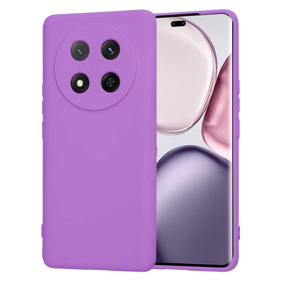Husa pentru Honor X9c / Magic7 Lite din Silicon Catifelat, Protectie Premium, Skyddar SoftElegance - Mov