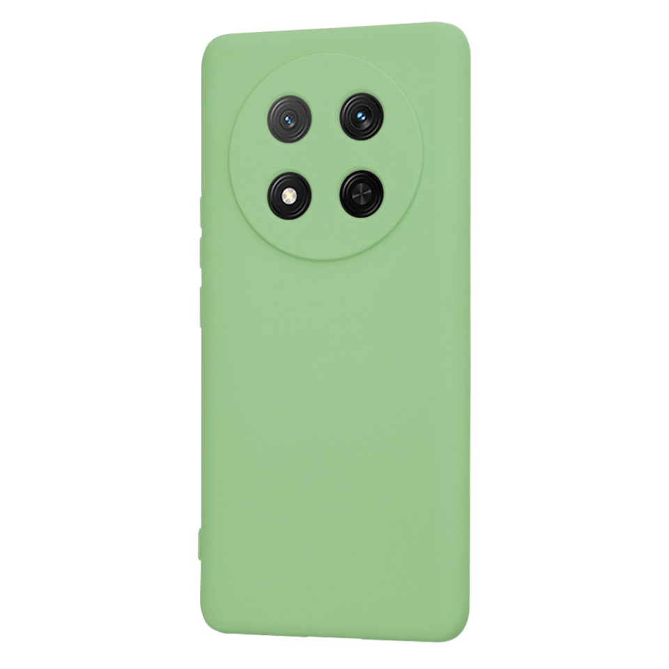 Husa pentru Honor X9c / Magic7 Lite din Silicon Catifelat, Protectie Premium, Skyddar SoftElegance - Verde deschis - 2 | YEO
