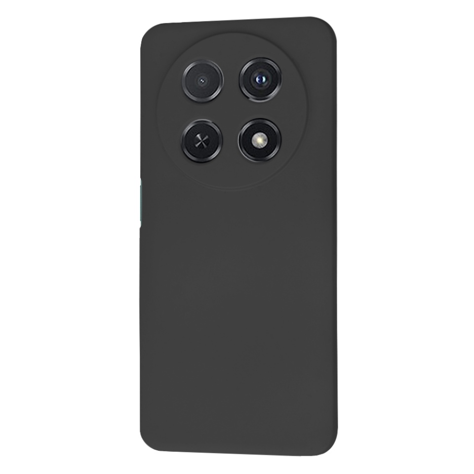 Husa pentru Huawei nova 12i din Silicon Catifelat, Protectie Premium, Skyddar SoftElegance - Negru - 3 | YEO