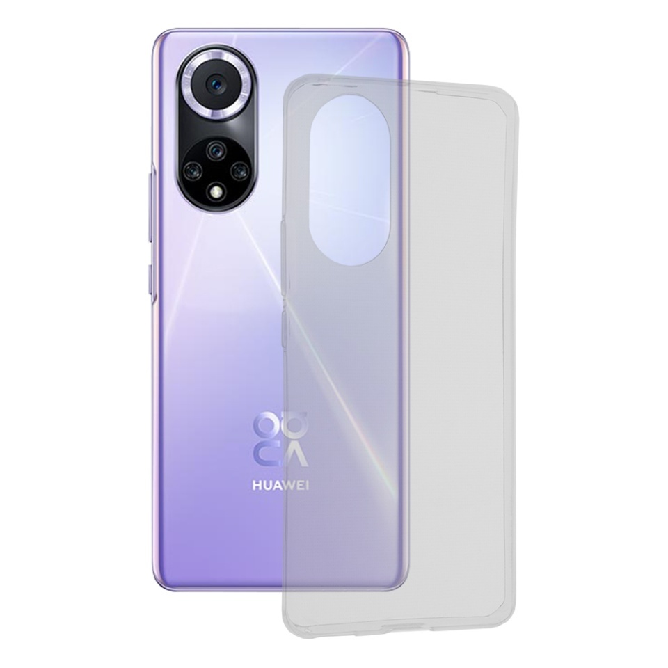 Husa pentru Huawei nova 9 / Honor 50, SKYDDAR INNOVATION, ClearGuard, din silicon transparent, set cu sticker, Transparenta