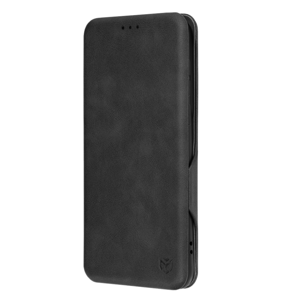 Husa pentru Huawei Pura 70 Ultra, SKYDDAR INNOVATION, Safe Wallet tip carte din Piele Ecologica, Suport Carduri, Inchidere Magnetica, Negru, set cu sticker - 3 | YEO