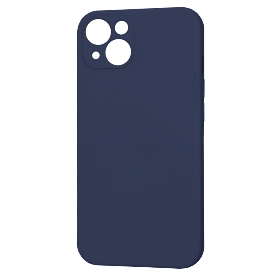 Husa pentru iPhone 13 din Silicon Catifelat, Protectie Premium, Skyddar SoftElegance MagSafe - Bleumarin - 1 | YEO