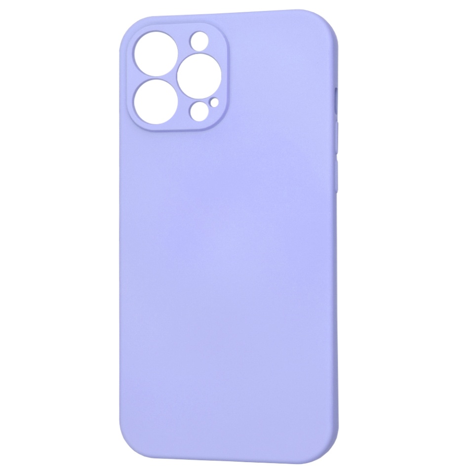 Husa pentru iPhone 13 Pro Max, SKYDDAR INNOVATION, din Silicon Catifelat, SoftFlex Magsafe, Violet, set cu sticker - 2 | YEO