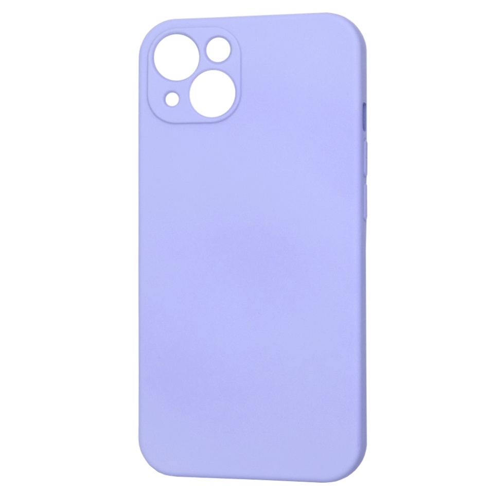 Husa pentru iPhone 13, SKYDDAR INNOVATION, din Silicon Catifelat, SoftFlex Magsafe, Violet, set cu sticker - 2 | YEO
