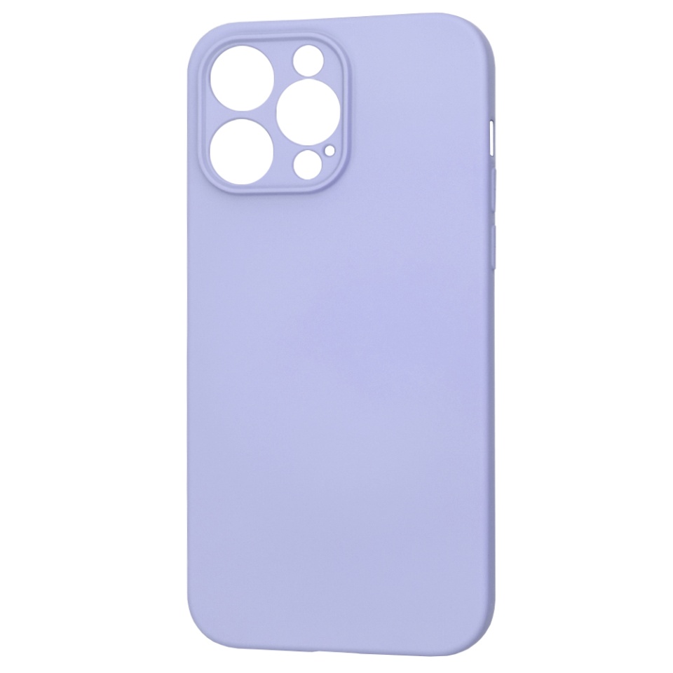 Husa pentru iPhone 14 Pro Max, SKYDDAR INNOVATION, din Silicon Catifelat, SoftElegance , Violet, set cu sticker - 3 | YEO