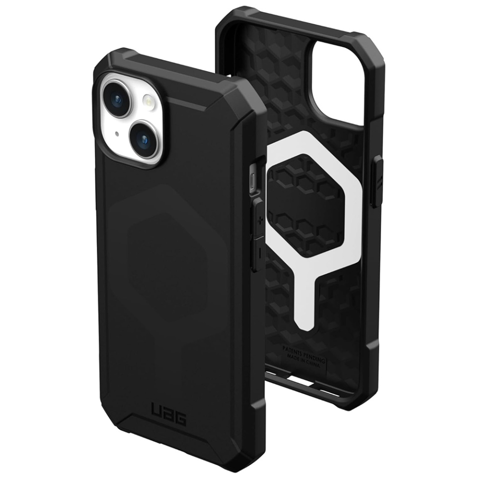 Husa pentru iPhone 15 Plus, Essential Armor MagSafe, UAG - Negru