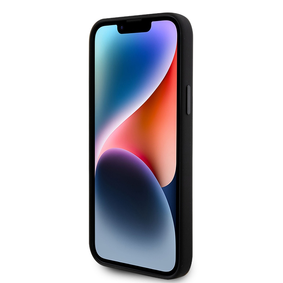 Husa pentru iPhone 15 Plus, Silicone, Karl Lagerfeld, Negru - 2 | YEO