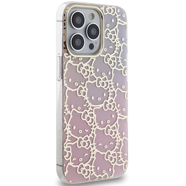 Husa pentru iPhone 15 Pro, Hardcase IML, Hello Kitty - Roz - 1 | YEO