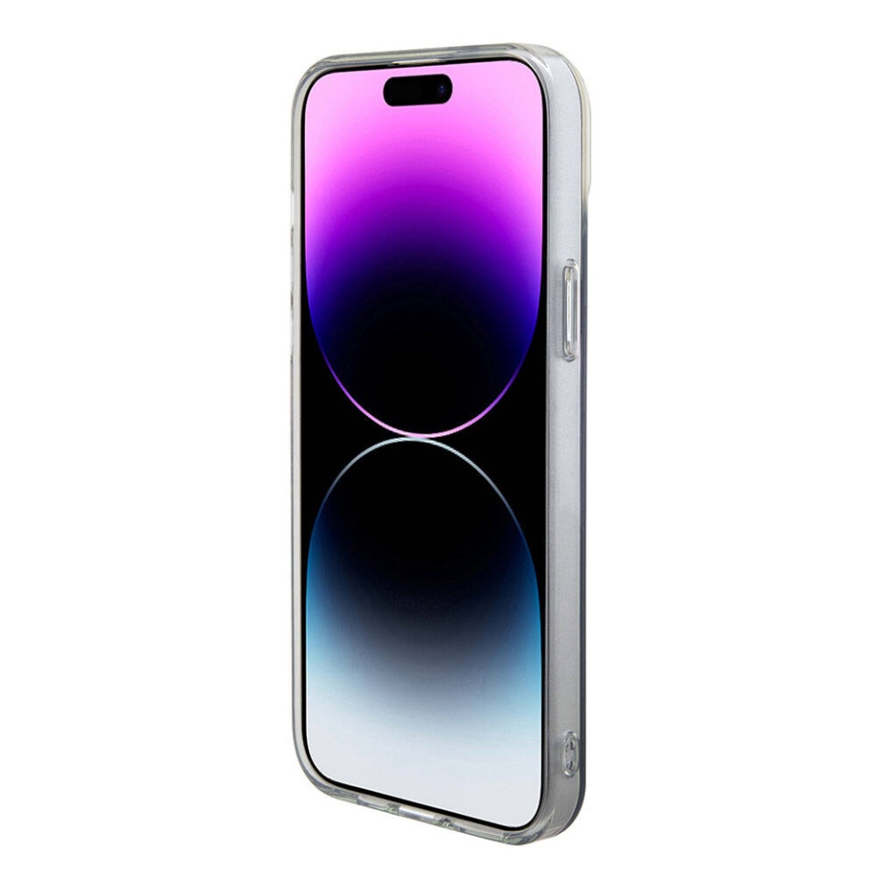 Husa pentru iPhone 15 Pro IML Iridescent MagSafe, Guess - Multicolor - 1 | YEO