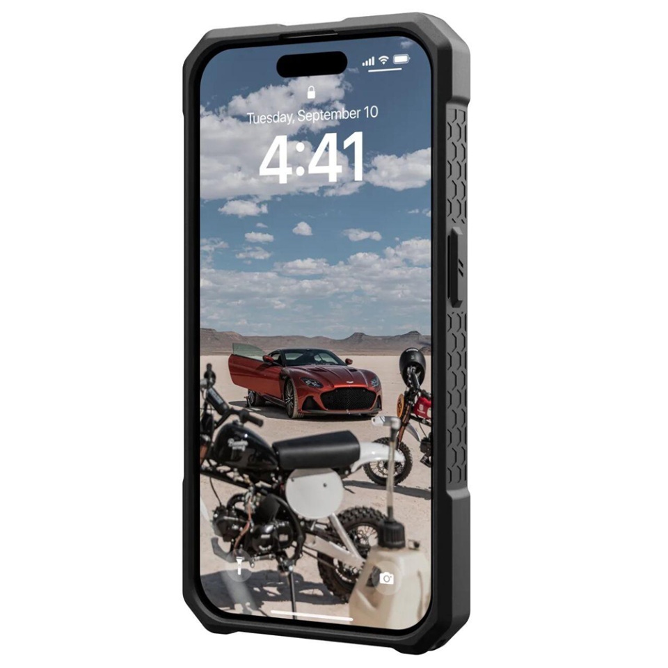 Husa pentru iPhone 15 Pro Max, Monarch Pro MagSafe, UAG - Carbon Fiber - 3 | YEO