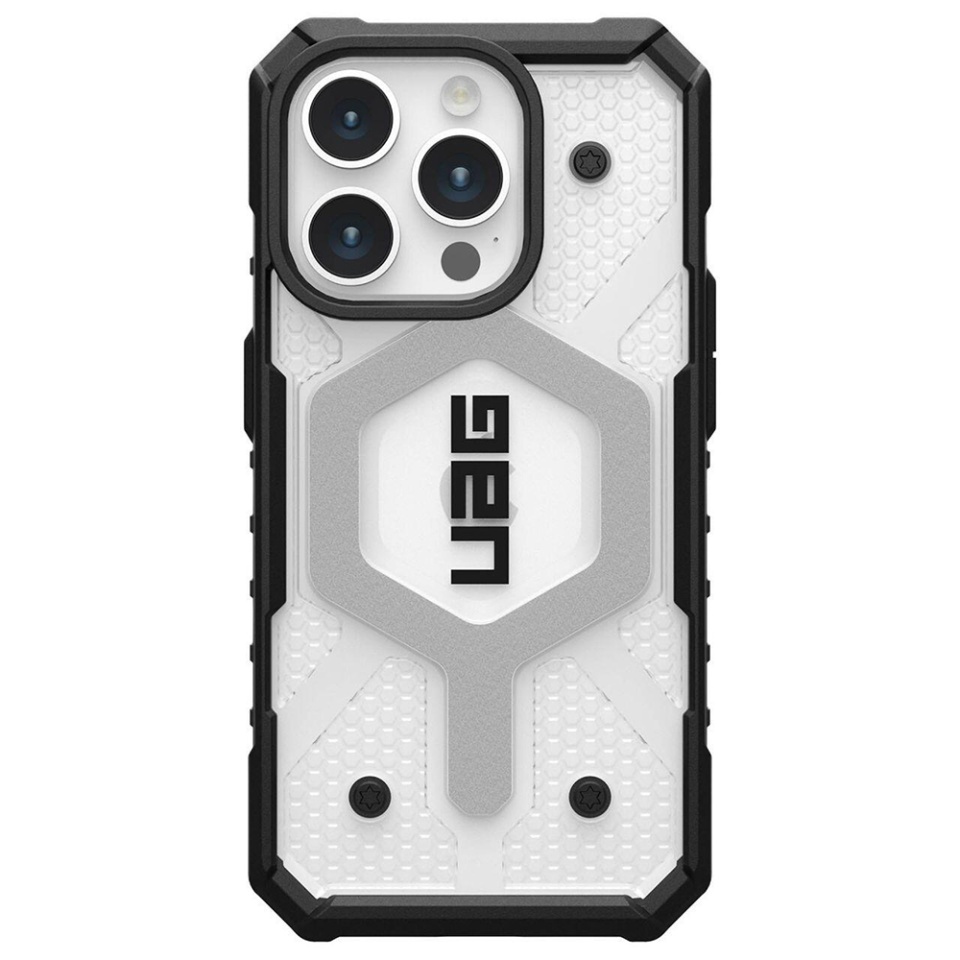 Husa pentru iPhone 15 Pro, Pathfinder MagSafe, UAG - Argintiu - 3 | YEO