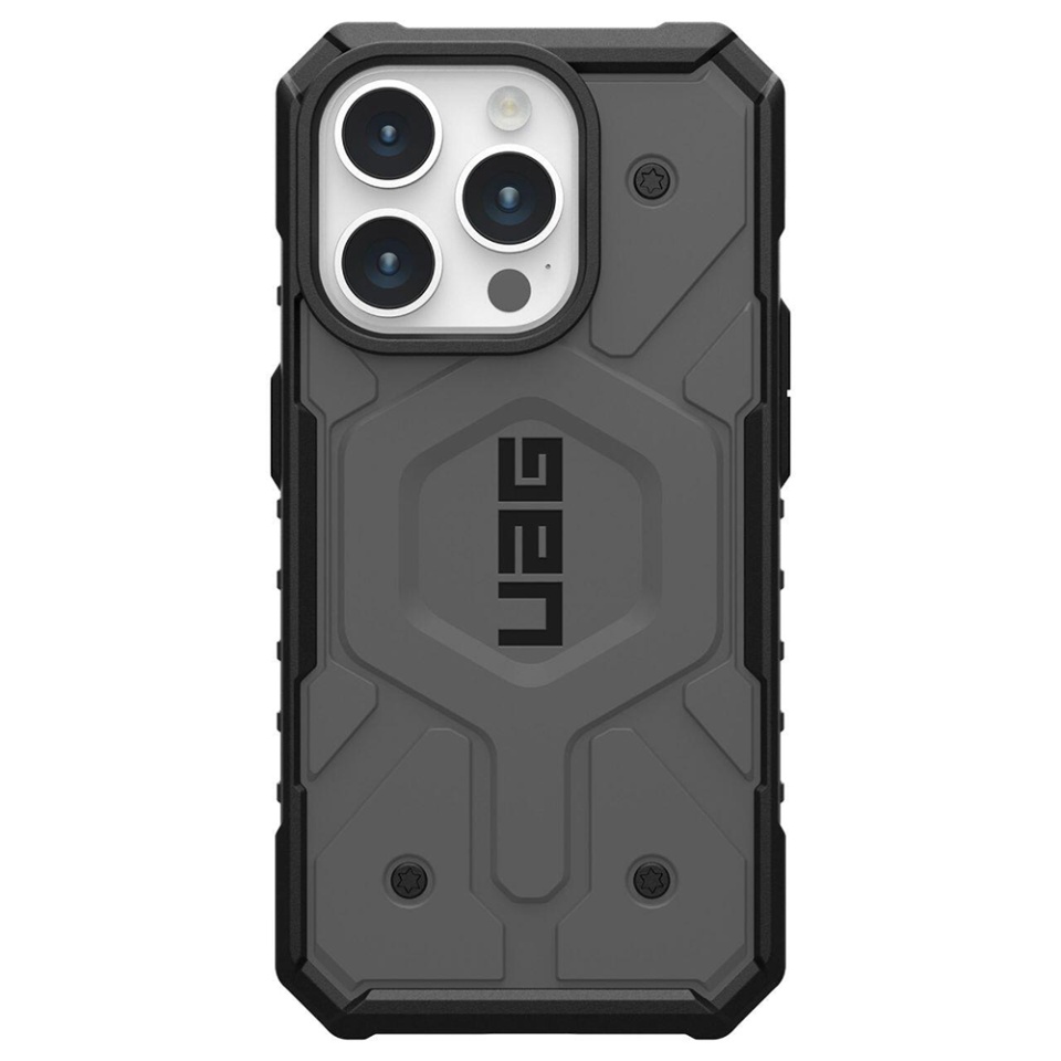 Husa pentru iPhone 15 Pro, Pathfinder MagSafe, UAG - Argintiu - 3 | YEO