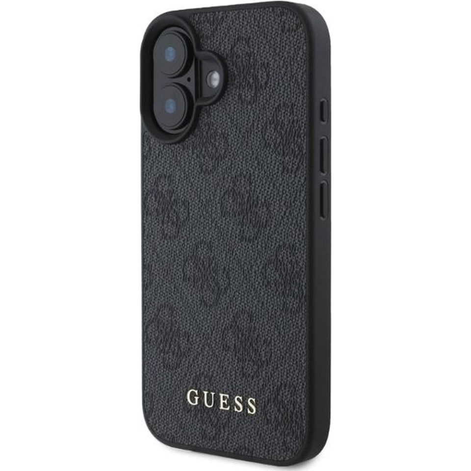 Husa pentru iPhone 16, Hardcase 4G Classic, Guess, Negru - 1 | YEO
