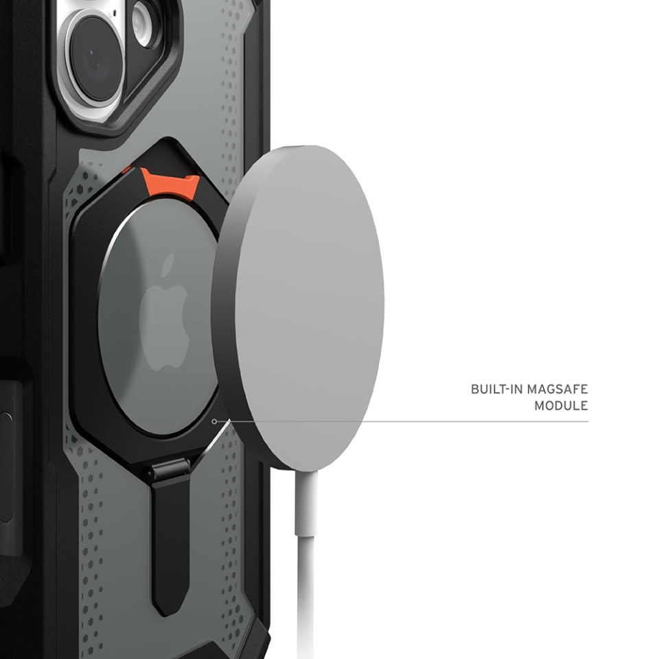 Husa pentru iPhone 16, Plasma, UAG - Negru frost - 1 | YEO