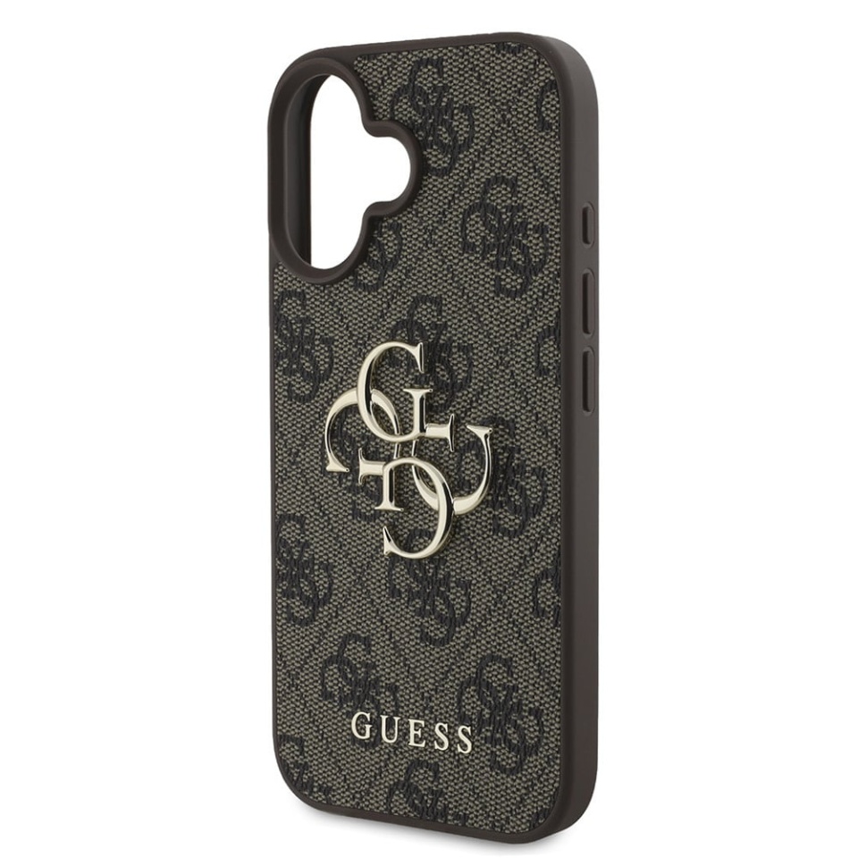 Husa pentru iPhone 16 Plus, Guess Hardcase 4G Big Logo, Protectie Slim, Compatibila, Maro - 6