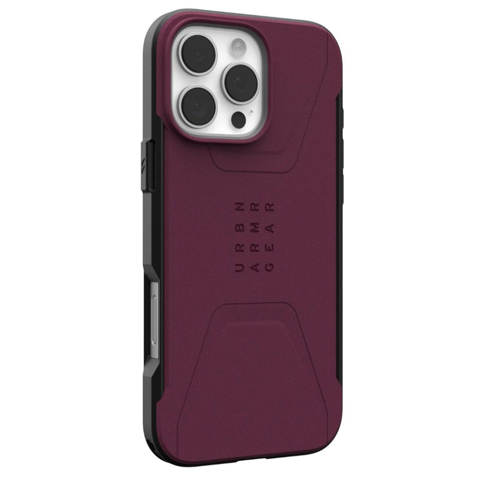 Husa pentru iPhone 16 Pro Max, Civilian Pro MagSafe, UAG - Bordo - 3 | YEO