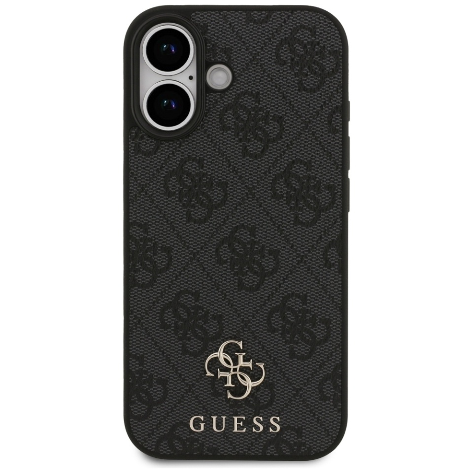 Husa pentru iPhone 17, Guess, 4G Small and Classic Logo MagSafe, Protectie Slim, Negru - 3 | YEO