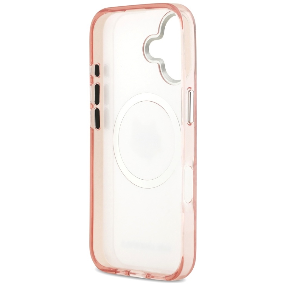 Husa pentru iPhone 17, IML Glitter K&C Heads Logo MagSafe, Clear Mono Karl&Choupette - 3 | YEO