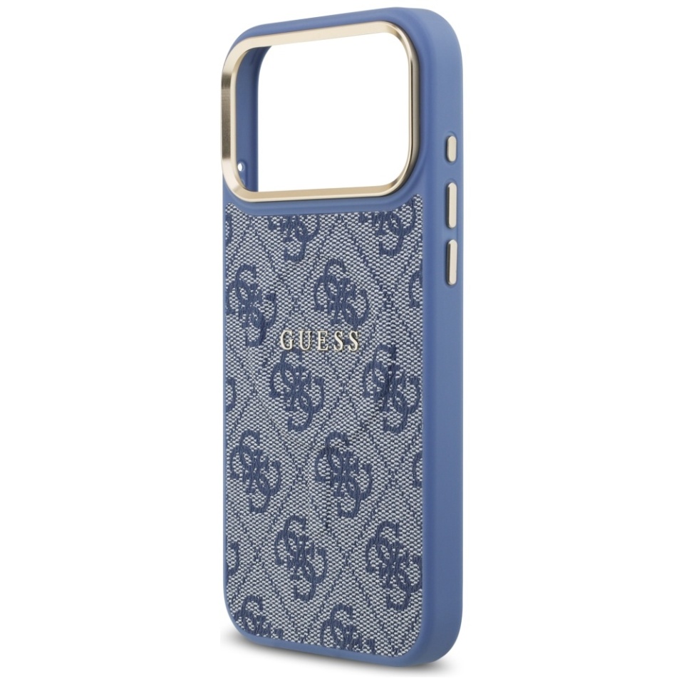 Husa pentru iPhone 17 Pro, Guess, Hardcase 4G Classic MagSafe, Albastru - 1 | YEO