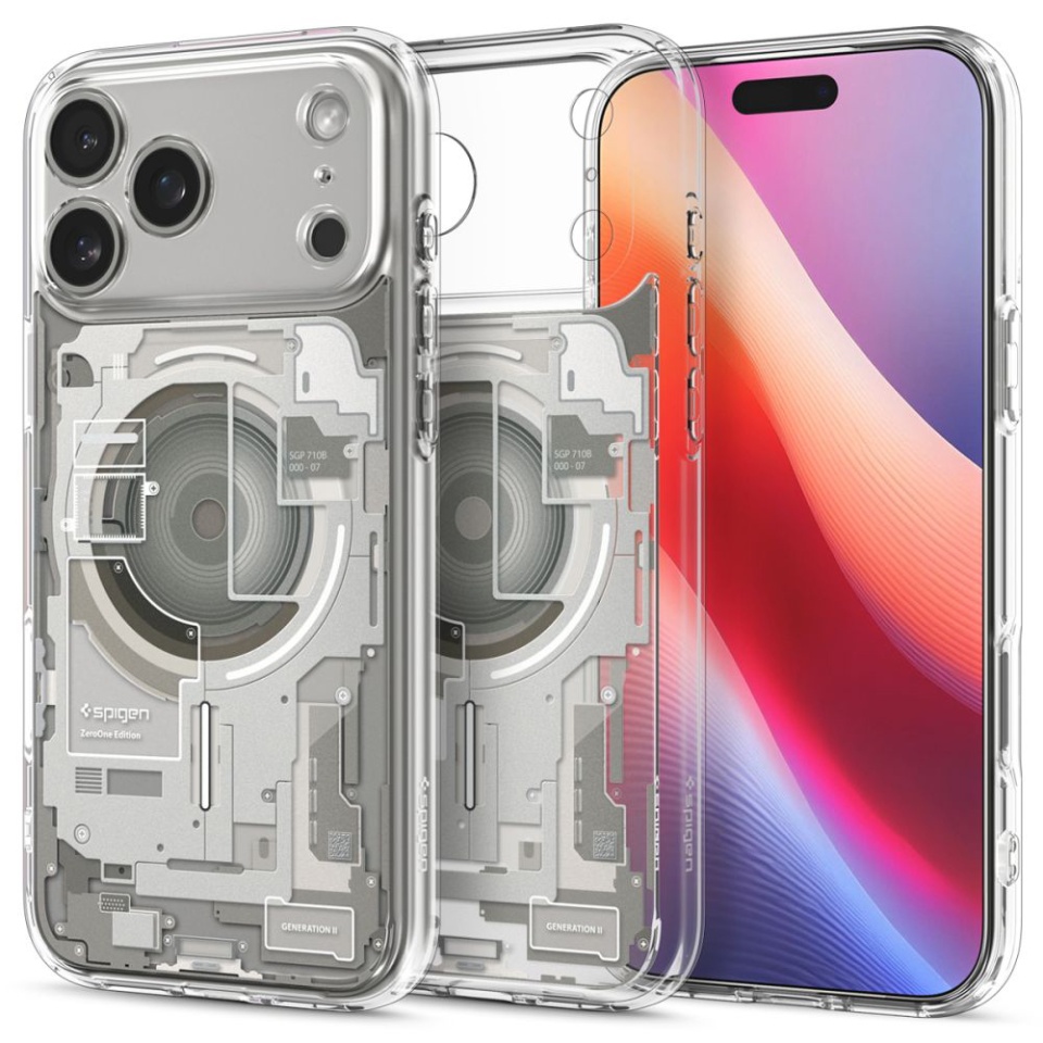 Husa pentru iPhone 17 Pro Max, Spigen Ultra Hybrid Zero One - Natural
