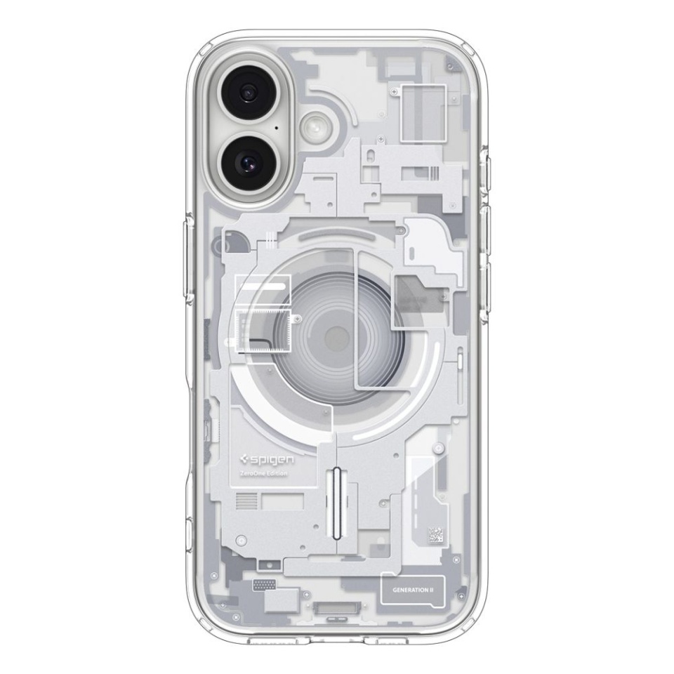 Husa pentru iPhone 17, Spigen Ultra Hybrid Zero One - Alb - 1 | YEO