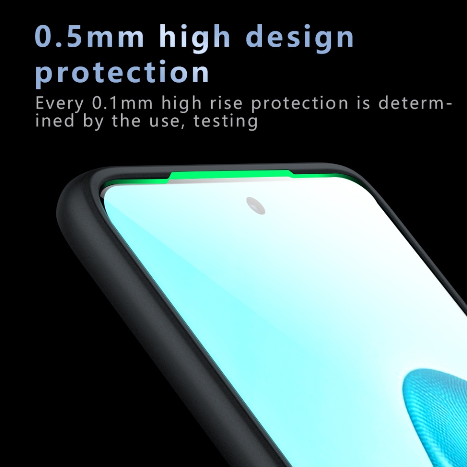 Husa pentru Motorola Edge 60 Fusion / Edge 60, SKYDDAR INNOVATION, PureFrost MagSafe, AntiSoc, set cu sticker, Negru frost - 3 | YEO