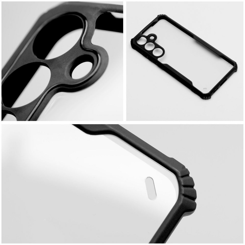 Husa pentru Motorola Moto E22 / Moto E22i, anti soc, Skyddar StealthArmor - Negru - 1 | YEO