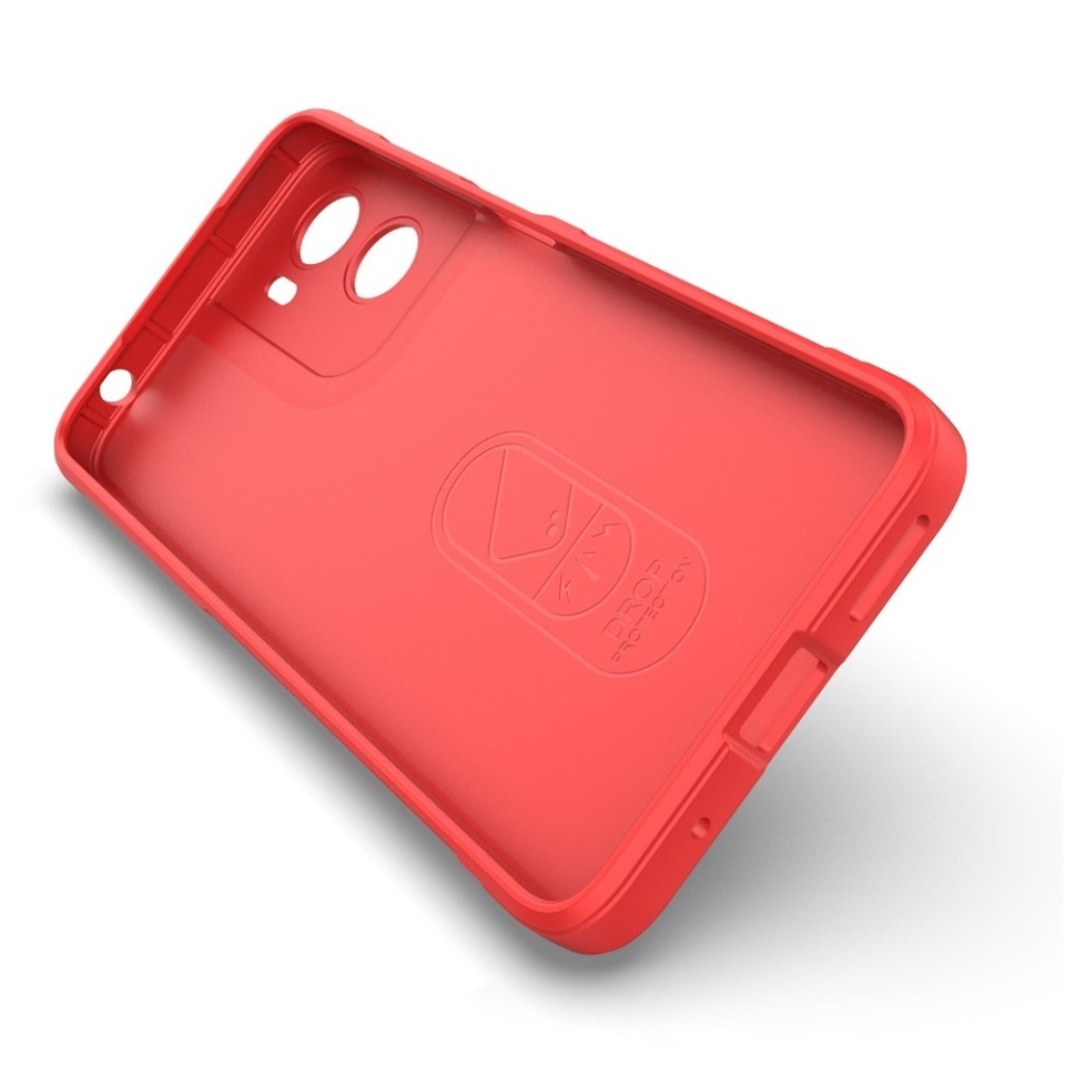 Husa pentru Motorola Moto G05 / Moto E15, SKYDDAR INNOVATION, Magic Shield, din Silicon Mat, set cu sticker, Mov - 3 | YEO