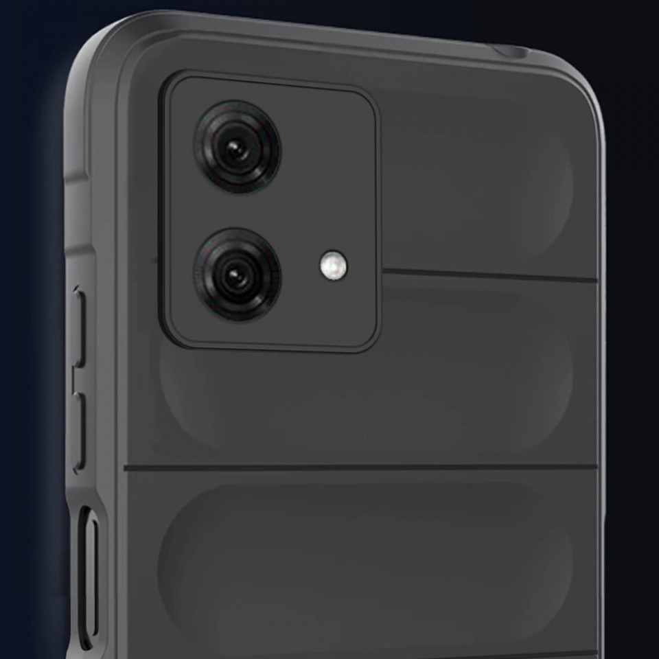 Husa pentru Motorola Moto G84 eleganta, din silicon mat, SKDR Vogue - Rosu - 2 | YEO