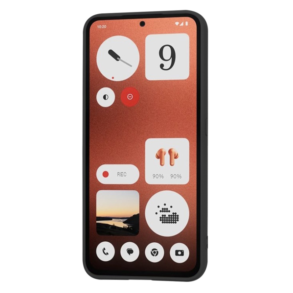 Husa pentru Nothing CMF Phone 1 din Silicon Catifelat, Protectie Premium, Skyddar SoftElegance - Negru - 1 | YEO
