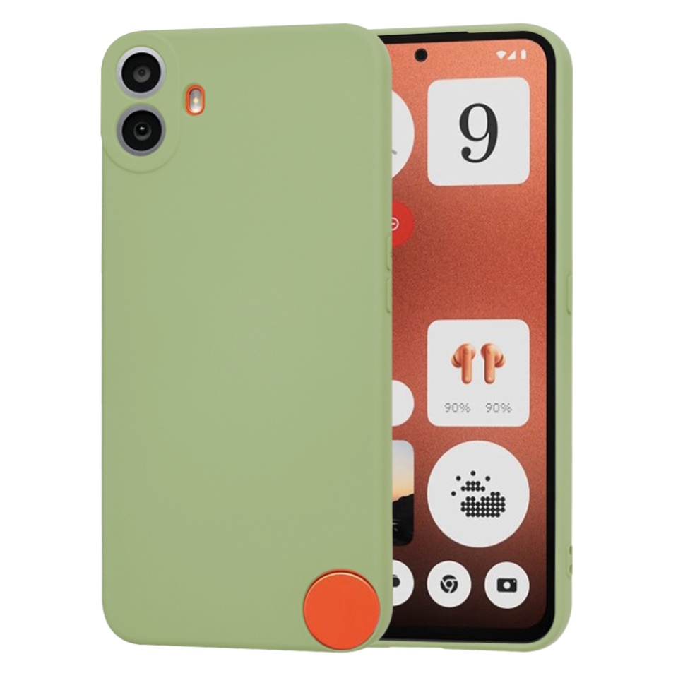 Husa pentru Nothing CMF Phone 1 din Silicon Catifelat, Protectie Premium, Skyddar SoftElegance - Verde - 6