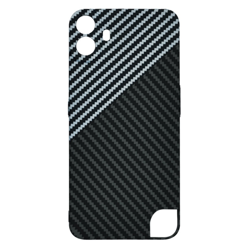 Husa pentru Nothing CMF Phone 1, Finisaj Premium cu Textura de Carbon, Design Elegant, SKDR CarbonFlex - Gri - 3 | YEO
