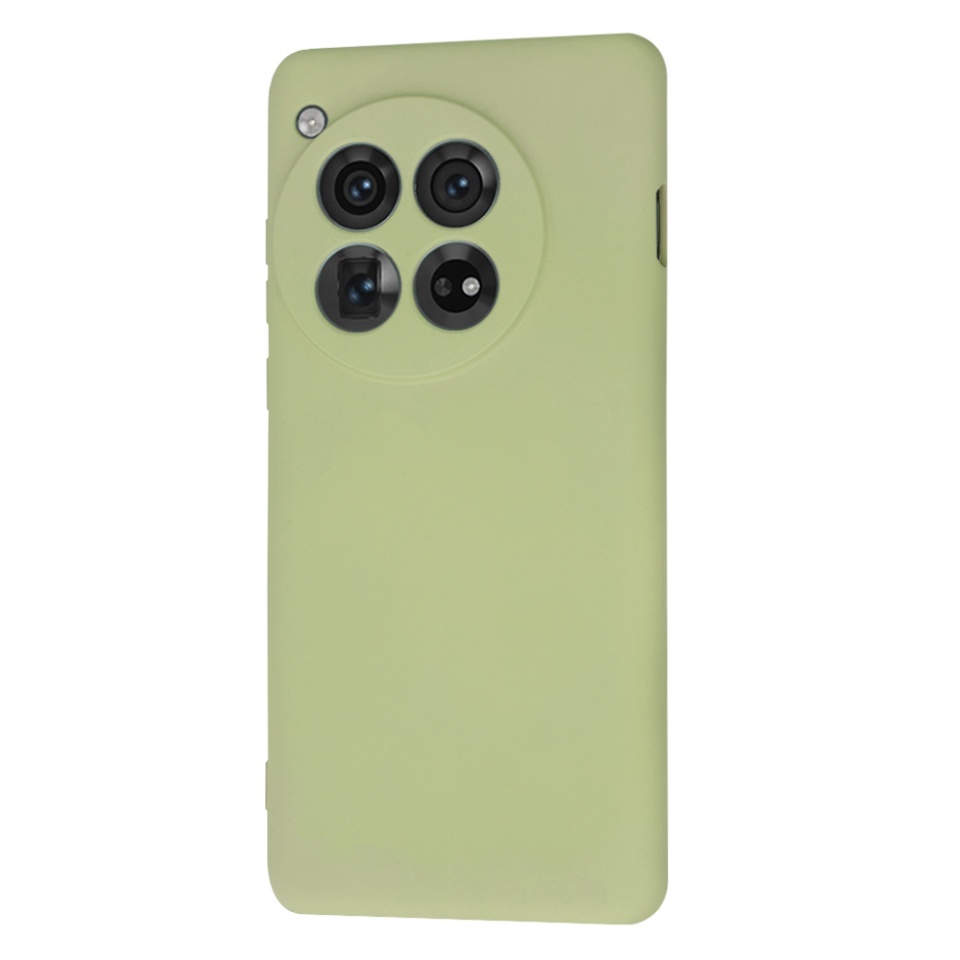 Husa pentru OnePlus 12, SKYDDAR INNOVATION, din Silicon Catifelat, SoftElegance, set cu sticker, Verde - 2 | YEO