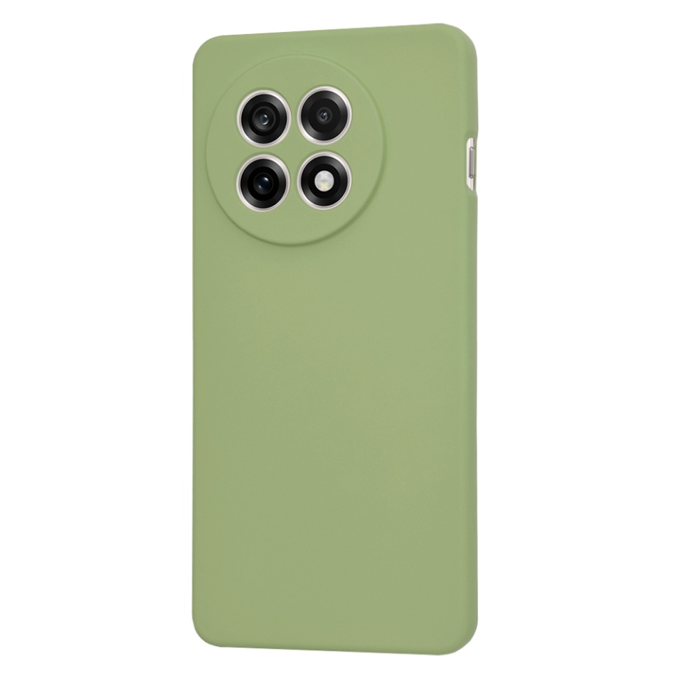Husa pentru OnePlus 13R, SKYDDAR INNOVATION, SoftElegance din Silicon Catifelat, set cu sticker, Verde - 2 | YEO