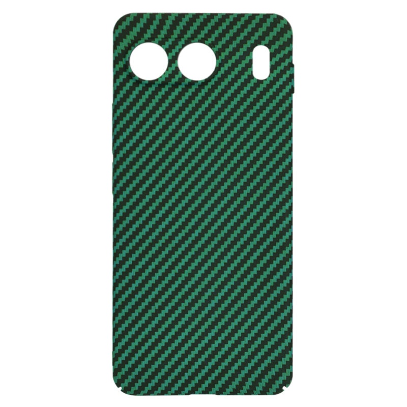 Husa pentru OnePlus Nord 4, Finisaj Premium cu Textura de Carbon, Design Elegant, SKDR CarbonFlex - Verde - 2 | YEO